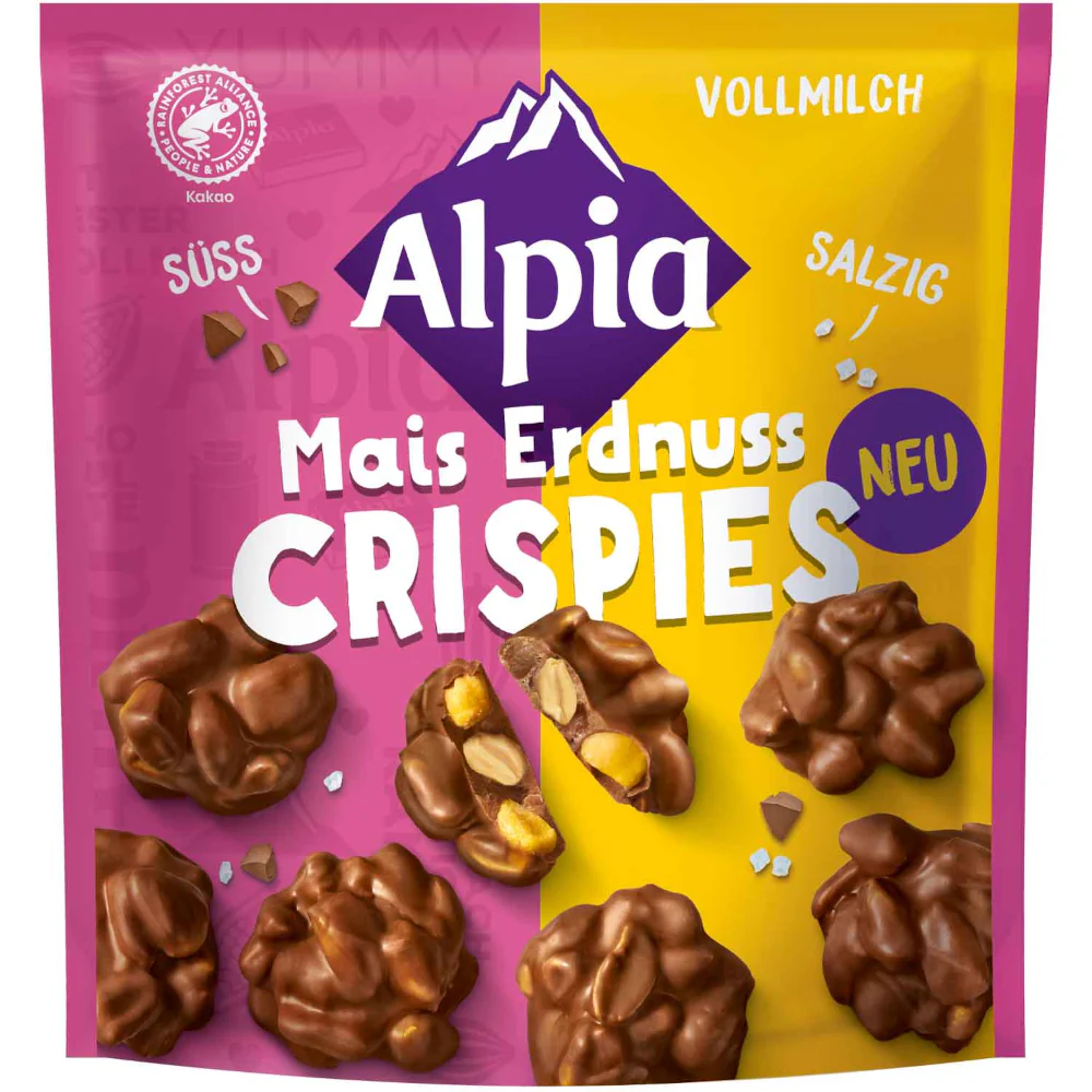 Alpia Mais Erdnuss Crispies 130g / 4.58oz