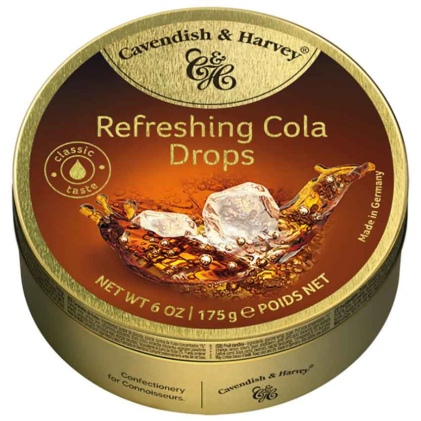 Cavendish & Harvey Refreshing Cola Drops 175g / 6.17oz