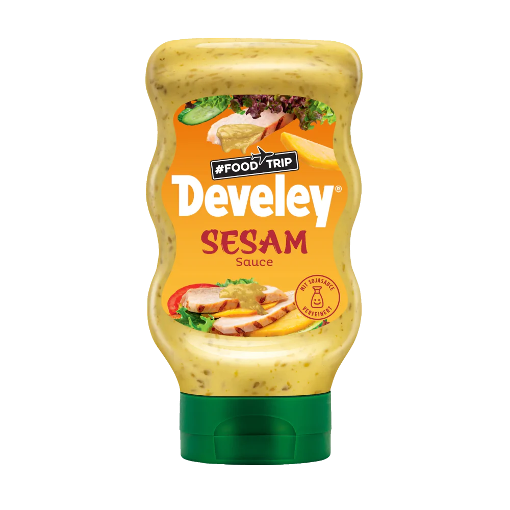 Develey Food Trip Sesam Sauce Vegan 300ml / 10.14fl.oz.