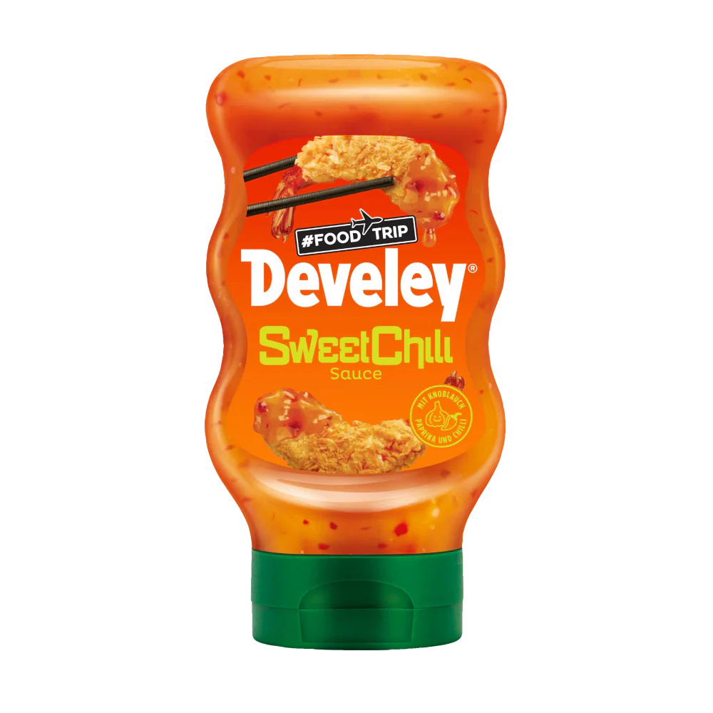 Develey Food Trip Sweet Chili Sauce Vegan 300ml / 10.14fl.oz.
