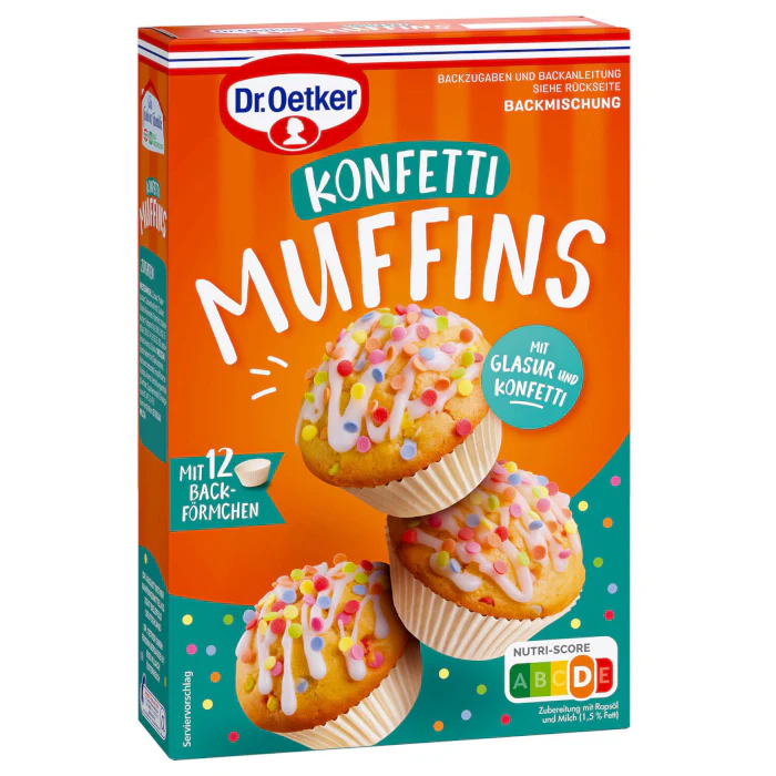 Dr. Oetker Konfetti Muffins Backmischung 360g