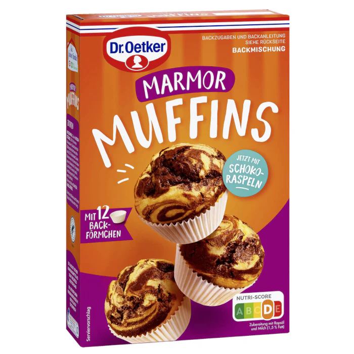 Dr. Oetker Marmor Muffins Backmischung 325g