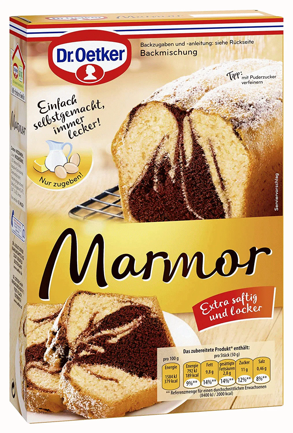Dr. Oetker Marmorkuchen Backmischung