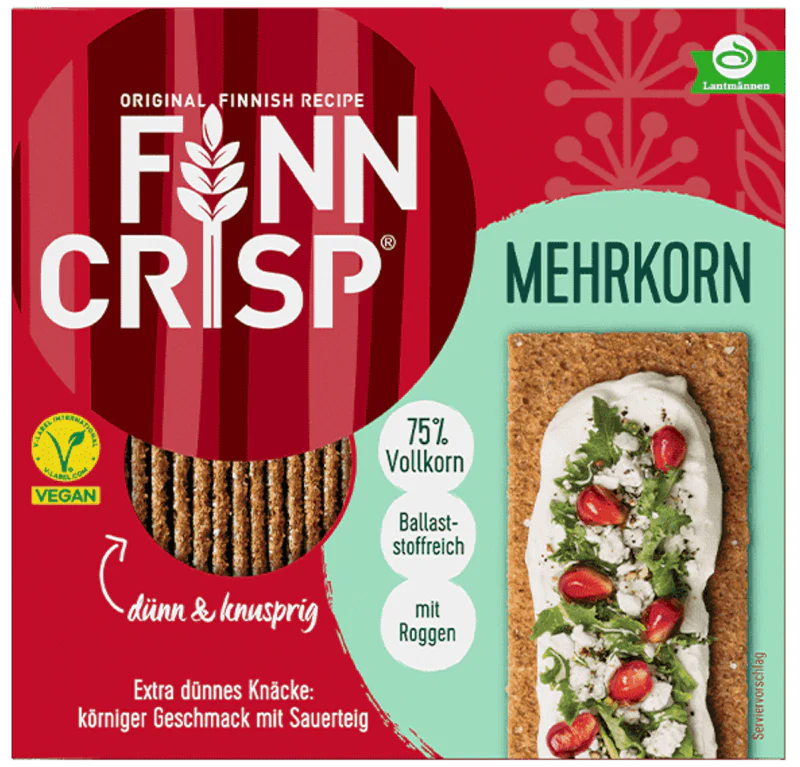 Finn Crisp Knäckebrot Mehrkorn, vegan 175g / 6.17oz