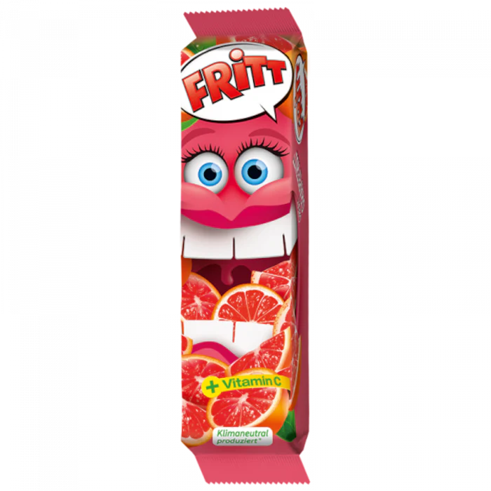 FRITT Grapefruit Kaubonbonstreifen 70g / 2.46oz