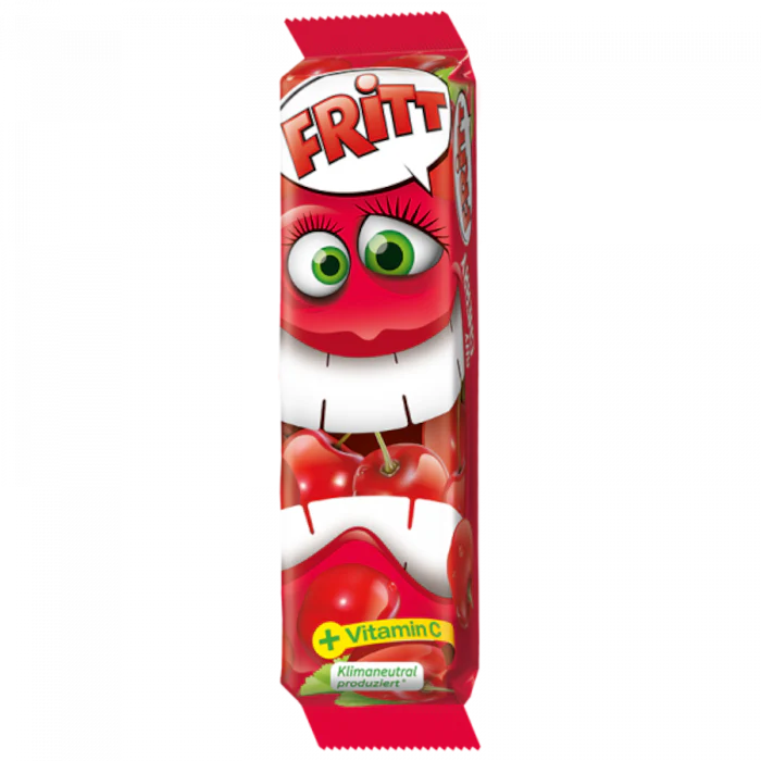 FRITT Kirsche Kaubonbonstreifen 70g / 2.46oz