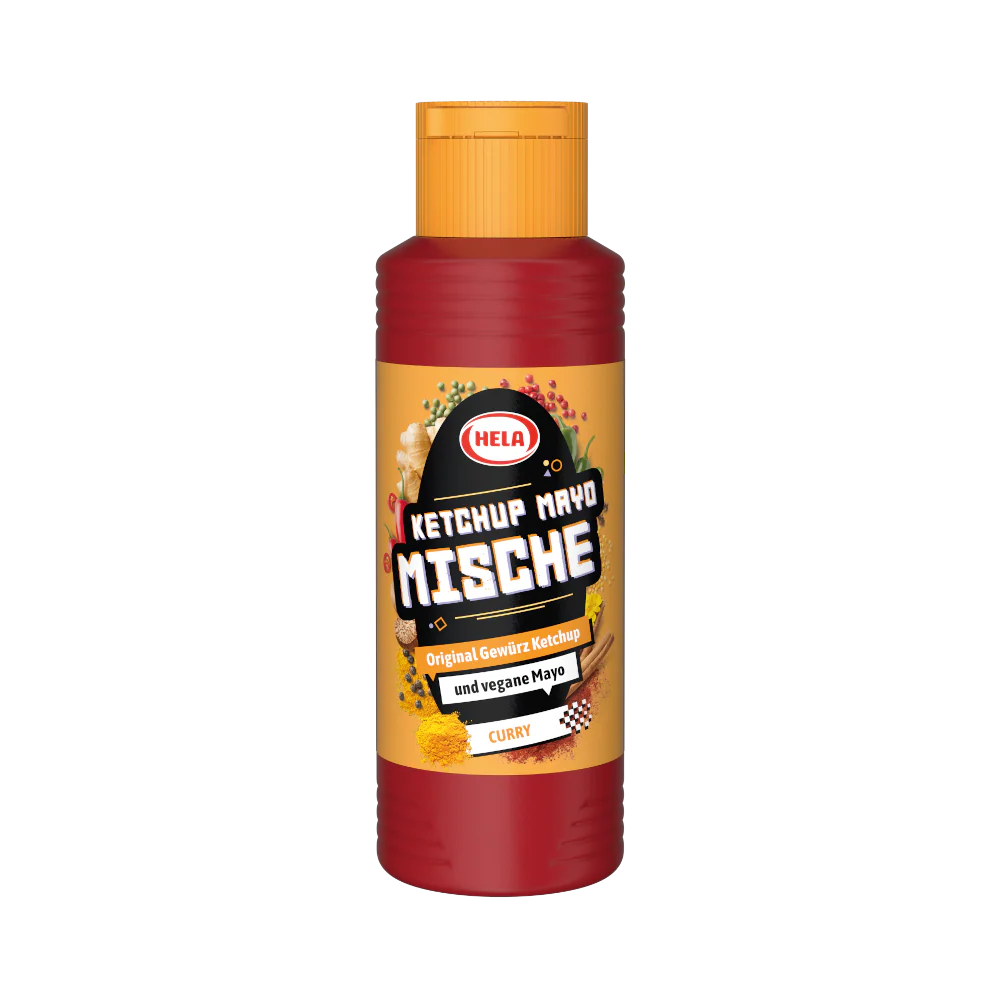 Hela Ketchup Mayo Mische Curry Vegan 300ml / 10.14fl.oz.