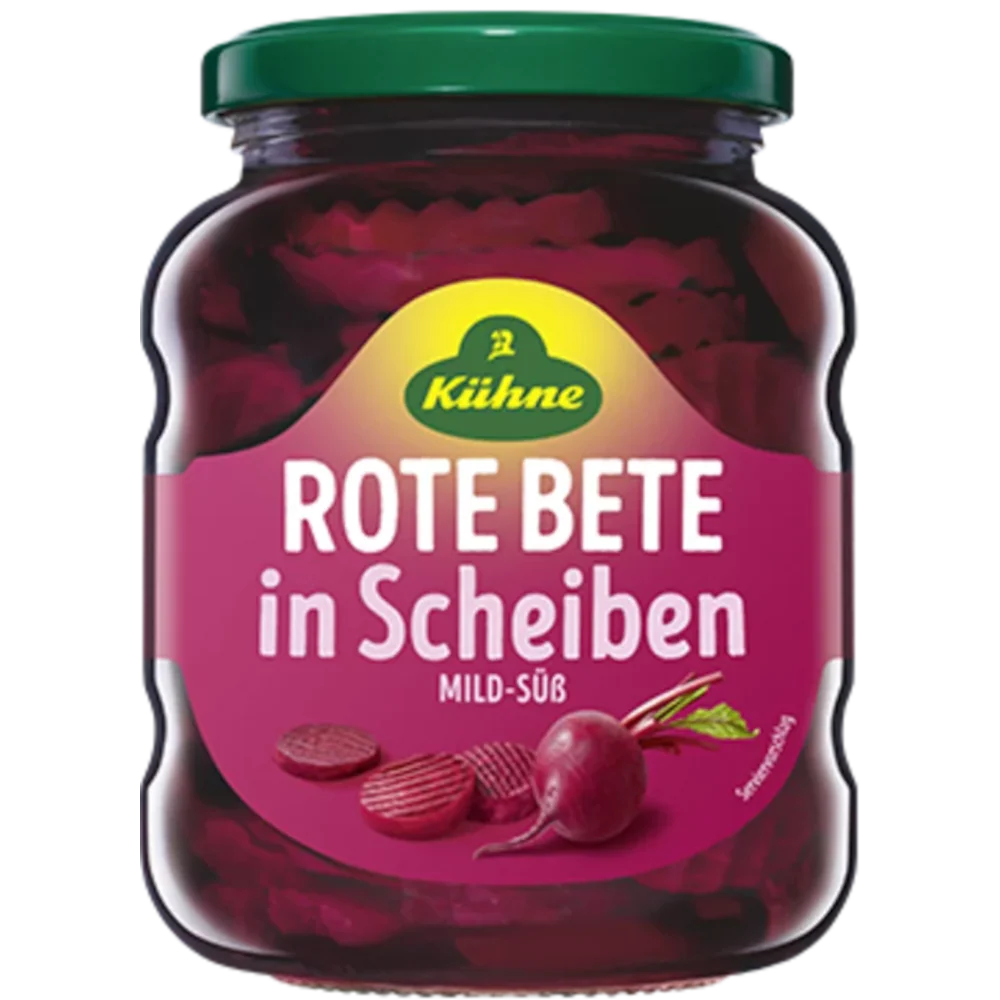 Kühne Rote Bete in Scheiben Mild-Süß 370ml / 12.51fl.oz.