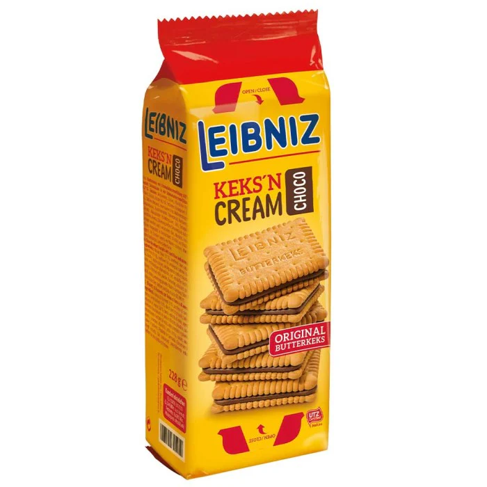 LEIBNIZ Keks´n Cream Choco Doppelkeks mit Schokoladencremefüllung 228g