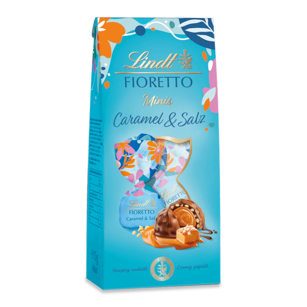 Lindt Fioretto Caramel & Salz Mini Pralinen 115g / 4.05oz