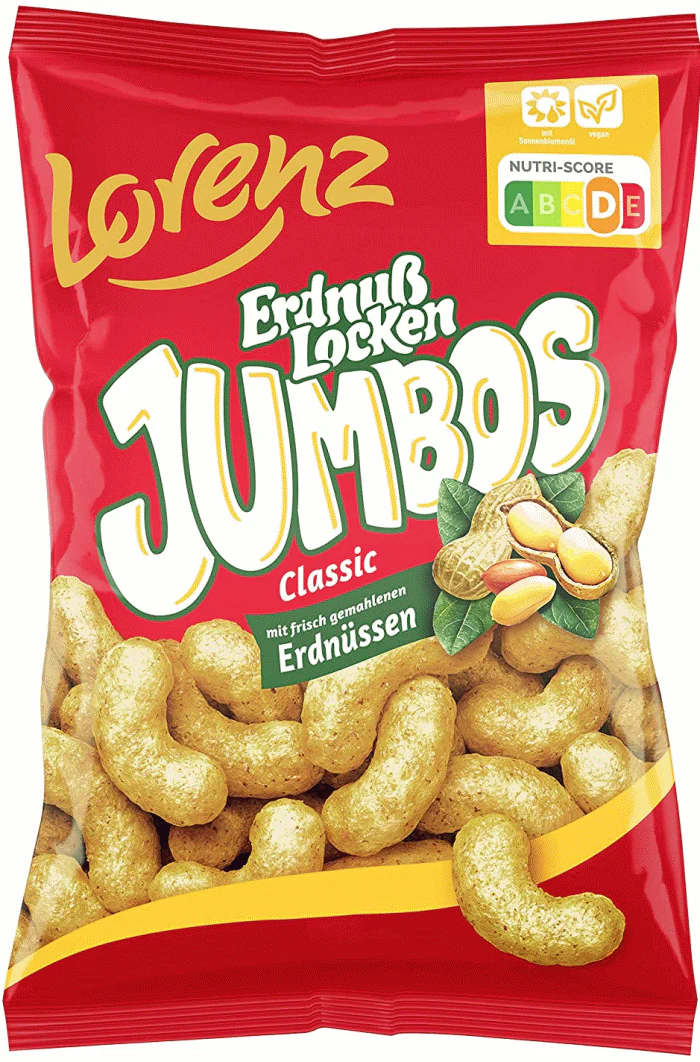 Lorenz ErdnussLocken Jumbos extra große Erdnussflips 150g