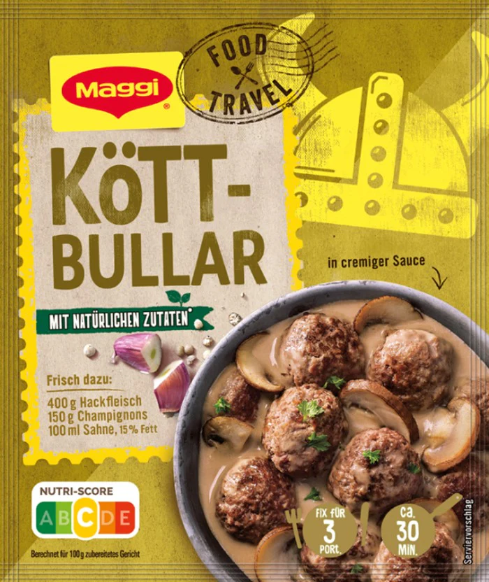 Maggi Fix Food Travel für Köttbular 34g / 1.19oz
