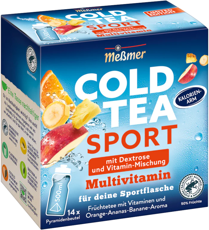 Meßmer Cold Tea Sport Multivitamin 14 Pyramidenbeutel