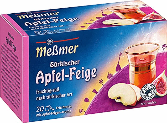 Meßmer Ländertee Türkischer Apfel Feige 20 Teebeutel