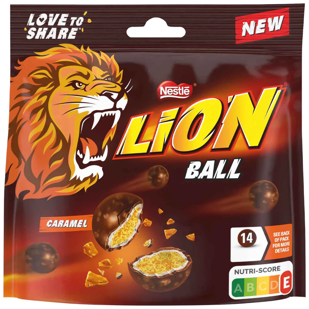 Nestlé Lion Balls Caramel 130g / 4.58oz