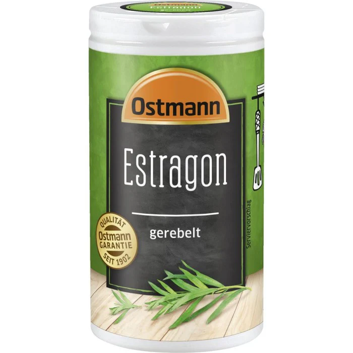 Ostmann Estragonblätter gerebelt 9g Streudose