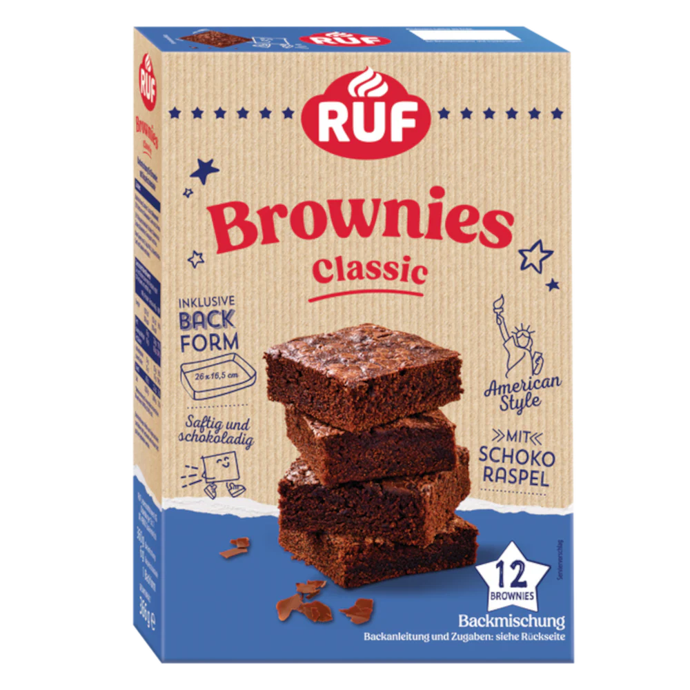 RUF Brownies Classic Backmischung 366g / 12.91oz