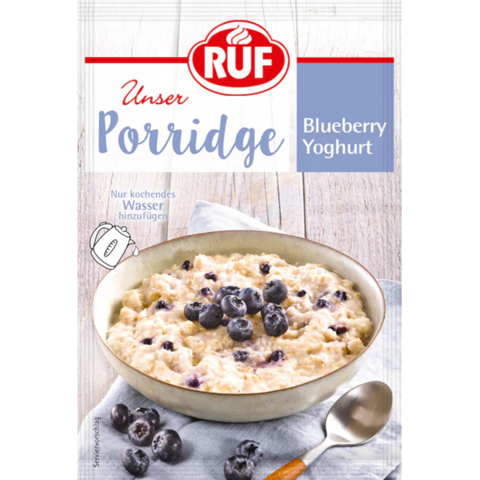 RUF Porridge Blueberry Yoghurt 65g / 2.29oz