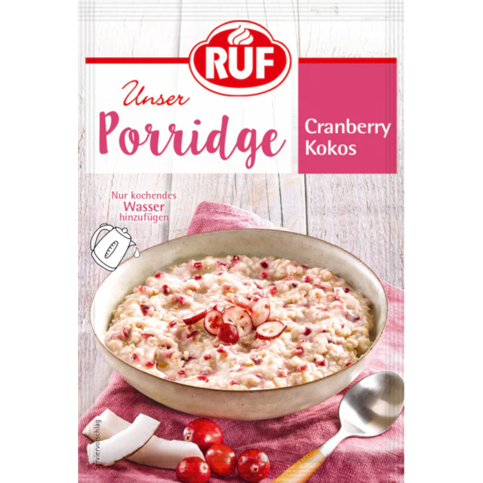 RUF Porridge Cranberry Kokos 65g / 2.29oz