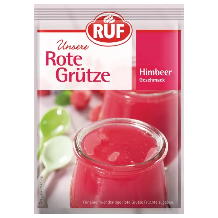 RUF Rote Grütze Himbeer Geschmack 3er Pack 120g / 4.23oz