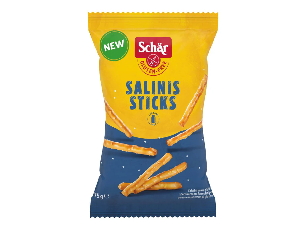 Schär Salinis Sticks Salzstangen Glutenfrei Laktosefrei 75g / 2.64oz
