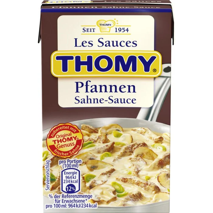 Thomy Les Sauces Pfannen-Sahne Soße 250ml / 8.45 fl.oz