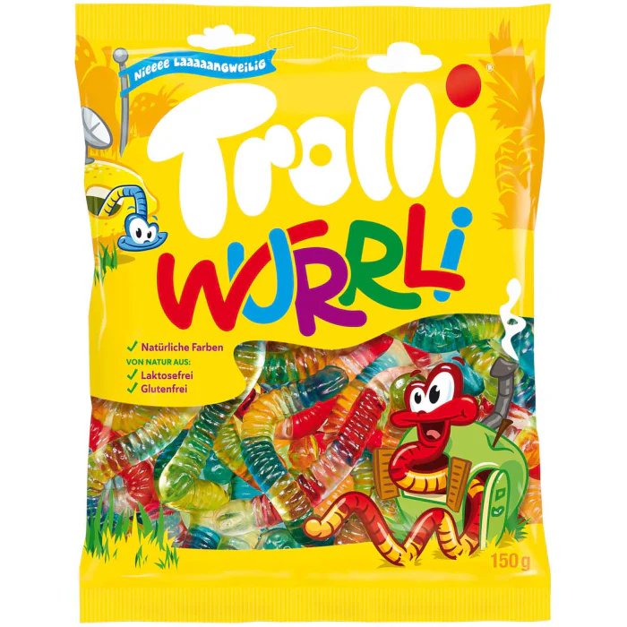 Trolli Wurrli Fruchtgummi 150g