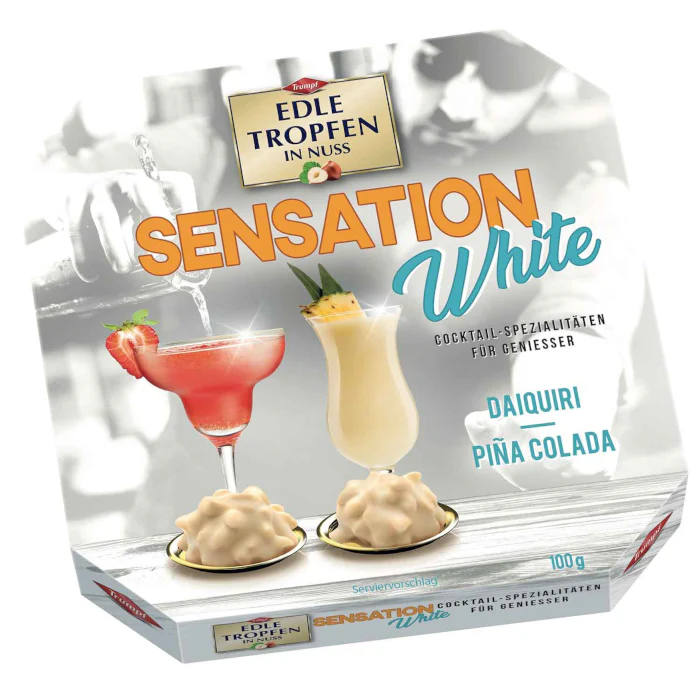 Trumpf Edle Tropfen in Nuss Sensation White 100g / 3.52oz